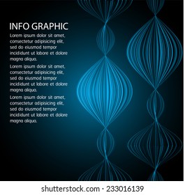 Dark blue Light Abstract Technology background for computer graphic website internet and business. text box. Brochure. card. wave. 