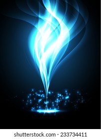 Dark blue Light Abstract Technology background for computer graphic website internet and business. text box. Brochure. card. wave. 