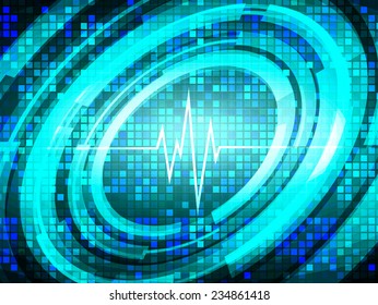 Dark blue Light Abstract Technology background for computer graphic website internet