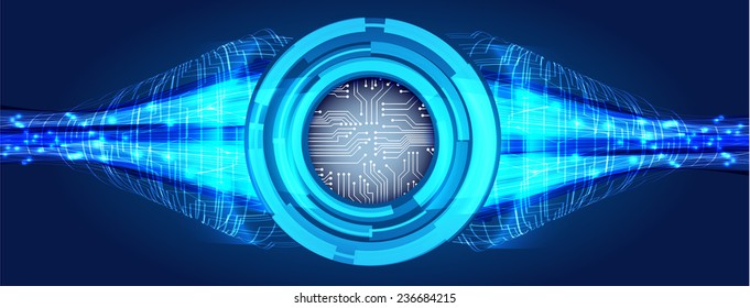 Dark blue Light Abstract Technology background for computer graphic website and internet.