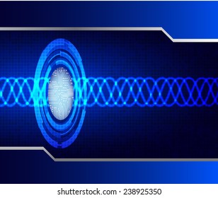 Dark blue Light Abstract Technology background for computer graphic website internet. 