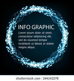 Dark blue Light Abstract Technology background for computer graphic website internet. text box. Brochure. card.