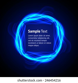 Dark blue Light Abstract Technology background for computer graphic website internet. text box. Brochure. card.