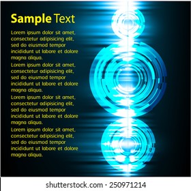 Dark blue Light Abstract Technology background for computer graphic website internet. text box. Brochure. card. wave