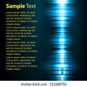 Dark blue Light Abstract Technology background for computer graphic website internet. text box. Brochure. card.  sound moves. wave.