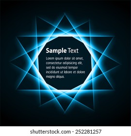 Dark blue Light Abstract Technology background for computer graphic website internet. text box. Brochure. card. star