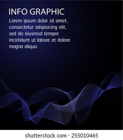 Dark blue Light Abstract Technology background for computer graphic website internet. 