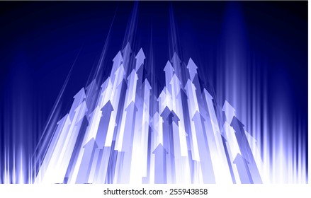 Dark blue Light Abstract Technology background for computer graphic website internet. arrow. wave