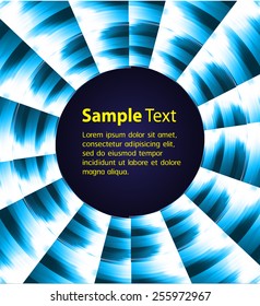 Dark blue Light Abstract Technology background for computer graphic website internet and business. circle text box. Brochure. card. wave