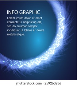 Dark blue Light Abstract Technology background for computer graphic website internet and business. text box. Brochure. card.