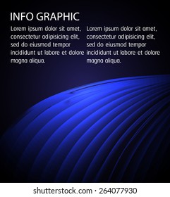 Dark blue Light Abstract Technology background for computer graphic website internet and business. text box. Brochure. card. wave. banner. curve