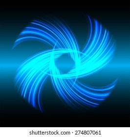dark blue light abstract Technology background for computer graphic website internet and business.