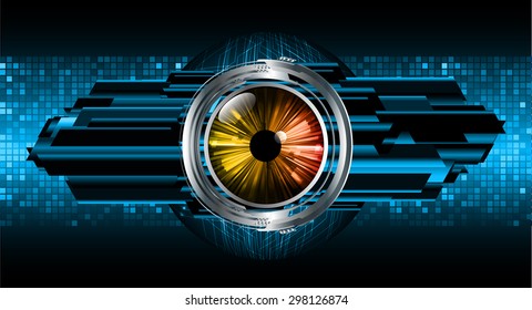 dark blue Light Abstract Technology background for computer graphic website internet and business circuit.illustration.digital.infographics.binary code background. www.vector.motion move blur. eye