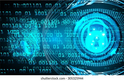 dark blue Light Abstract Technology background for computer graphic website internet web. circuit. illustration. binary code. www. vector. Spark. motion move blur. Finger-print scan.lock, key, Padlock