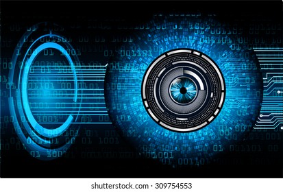 dark blue Light Abstract Technology background for computer graphic website internet and business circuit.illustration.digital. infographics.binary code background. www.vector.motion move blur. eye
