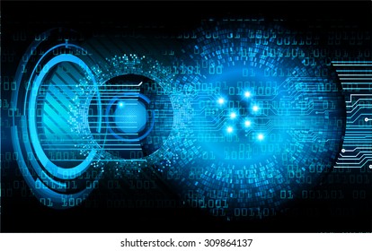 dark blue Light Abstract Technology background for computer graphic website internet and business circuit.illustration.digital.infographics. binary code background. www.vector.motion move blur. eye