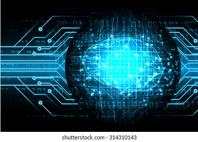 Dark blue Light Abstract Technology background for computer graphic website internet business. circuit. vector illustration. infographics. motion move blur.neon. Brainstorm, Brain. Ideas