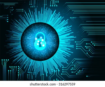 Dark blue Light Abstract Technology background for computer graphic website internet business. circuit. vector illustration. infographics. motion move blur.neon. lock, key, Padlock