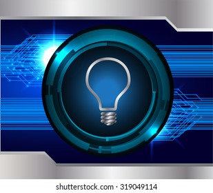 Dark blue Light Abstract Technology background for computer graphic website internet business. circuit. vector illustration. infographics. motion move blur.neon. Brainstorm, Brain. Bulb Ideas