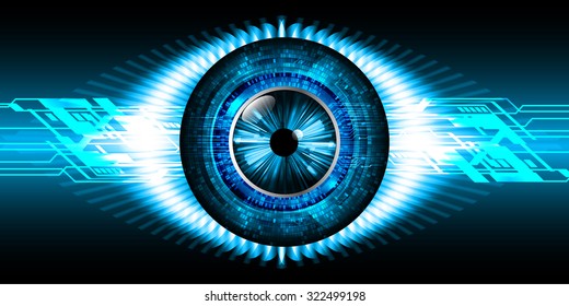 Dark blue Light Abstract Technology background for computer graphic website internet business. circuit. vector illustration. infographics. motion move blur.neon.eye