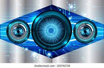 dark blue Light Abstract Technology background for computer graphic website internet and business. circuit. illustration.digital.infographics. binary code. zero one. eye. silver