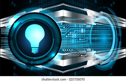 Dark blue Light Abstract Technology background for computer graphic website internet business. circuit. vector illustration. infographics. motion move blur.neon. Brainstorm, Brain. Bulb Ideas