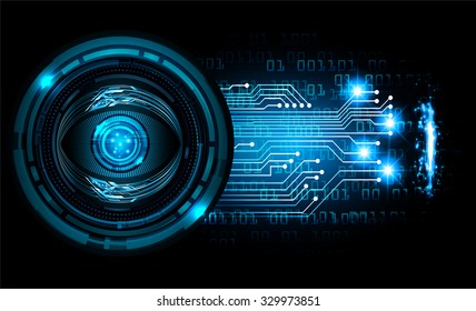 Dark blue Light Abstract Technology background for computer graphic website internet business. circuit. vector illustration. infographics. motion move blur.neon. pixel. eye