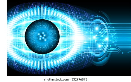 dark blue Light Abstract Technology background for computer graphic website internet and business. circuit. illustration.digital.infographics. binary code. zero one. eye