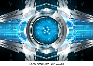 dark blue Light Abstract Technology background for computer graphic website internet and business. circuit. illustration.digital.infographics. binary code. zero one. vector. eye