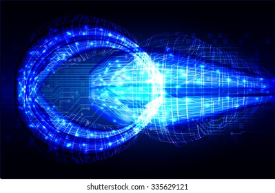 dark blue Light Abstract Technology background for computer graphic website internet and business. circuit. illustration.digital.infographics. binary code. zero one. vector.eye