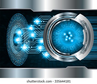 dark blue Light Abstract Technology background for computer graphic website internet and business. circuit. illustration.digital.infographics. binary code. zero one. vector.eye