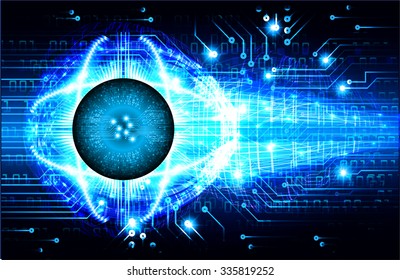dark blue Light Abstract Technology background for computer graphic website internet and business. circuit. illustration.digital.infographics. binary code. zero one. vector.eye