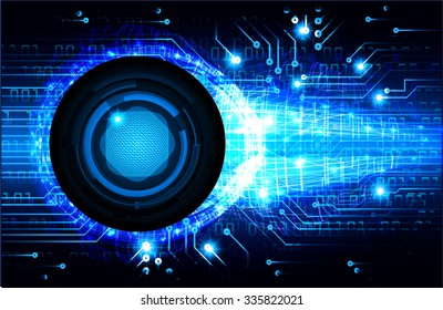 dark blue Light Abstract Technology background for computer graphic website internet and business. circuit. illustration.digital.infographics. binary code. zero one. vector.eye