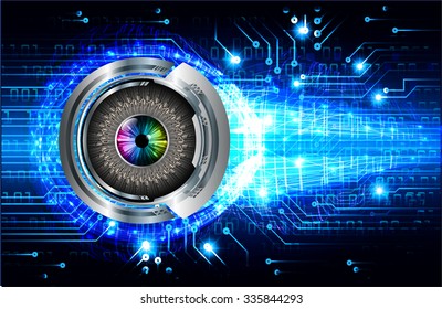 dark blue Light Abstract Technology background for computer graphic website internet and business. circuit. illustration.digital.infographics. binary code. zero one. vector.eye