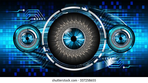 dark blue Light Abstract Technology background for computer graphic website internet and business. circuit. illustration.digital.infographics. binary code. zero one. vector.eye