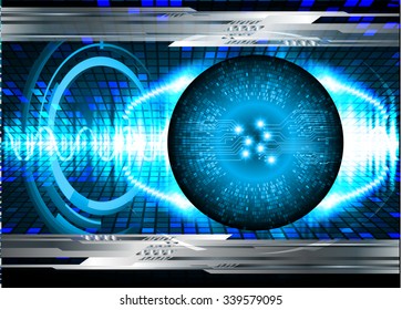 dark blue Light Abstract Technology background for computer graphic website internet and business. circuit. illustration.digital.infographics. binary code. zero one. vector eye