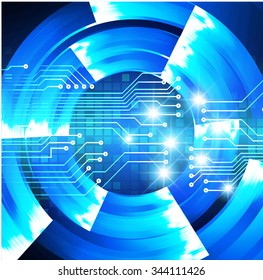 dark blue Light Abstract Technology background for computer graphic website internet and business. circuit. illustration.digital.infographics. binary code. zero one