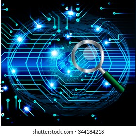 dark blue Light Abstract Technology background for computer graphic website internet and business. circuit. illustration.digital.infographics. binary code. zero one