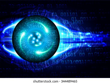 dark blue Light Abstract Technology background for computer graphic website internet business. circuit. vector illustration. infographics. motion move blur.neon.molecule atom electron neutron nuclear.