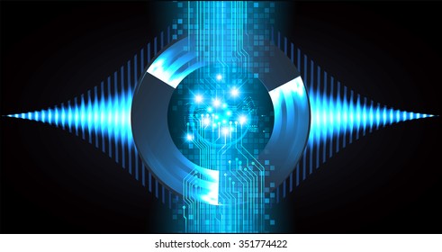 dark blue Light Abstract Technology background for computer graphic website internet and business. circuit. illustration. digital. infographics. binary code. www. vector. motion move blur. eye