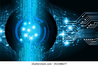 dark blue Light Abstract Technology background for computer graphic website internet and business. circuit. illustration. digital. infographics. binary code. vector. motion move blur. eye
