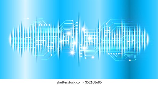 dark blue Light Abstract Technology background for computer graphic website internet and business. circuit. illustration. digital. infographics. binary code. vector. motion move blur. wave