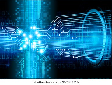 dark blue Light Abstract Technology background for computer graphic website internet and business. circuit. illustration.digital.infographics. binary code. zero one. vector
