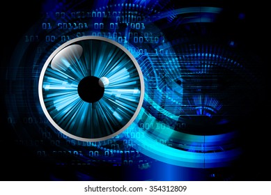 dark blue Light Abstract Technology background for computer graphic website internet and business. circuit. illustration. digital. infographics. binary code. vector. motion move blur. eye.