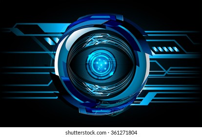 dark blue Light Abstract Technology background for computer graphic website internet and business. circuit. illustration.digital.infographics. binary code. zero one. vector.eye