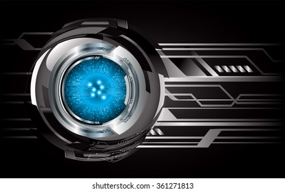dark blue Light Abstract Technology background for computer graphic website internet and business. circuit. illustration.digital.infographics. binary code. zero one. vector.eye