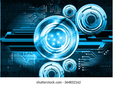 dark blue Light Abstract Technology background for computer graphic website internet and business. circuit. illustration.digital.infographics. binary code. zero one. eye