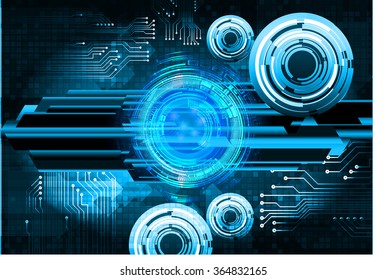 dark blue Light Abstract Technology background for computer graphic website internet and business. circuit. illustration.digital.infographics. binary code. zero one. eye