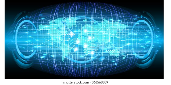 dark blue Light Abstract Technology background for computer graphic website internet and business. circuit. illustration.digital.infographics. binary code. zero one. world. scan virus