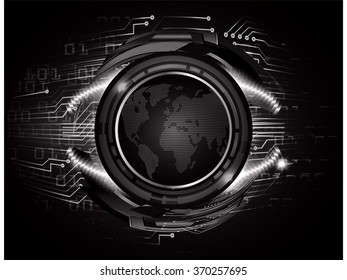 dark blue Light Abstract Technology background for computer graphic website internet and business. circuit. illustration.digital.infographics. binary code. zero one. eye scan virus vector world